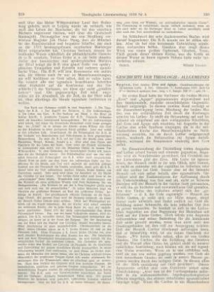 220-222 [Rezension] Nygren, Anders, Eros und Agape ; 2