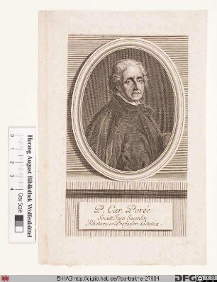 Bildnis Charles Porée