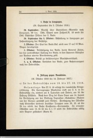 6. Feldzug gegen Rumänien