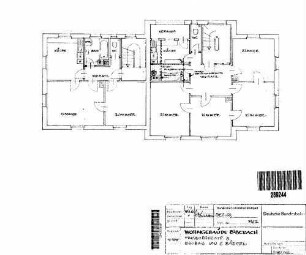 Biberach (Riß): Wohngebäude Freiburger Str. 3 - Einbau von 6 Bädern Nebengeb.