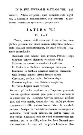 Satira VIII.