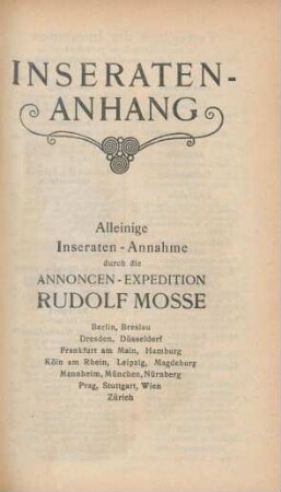 Inseraten-Anhang