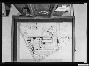 Plan für künftige Bebauung des WF-Geländes, Repro 1959
