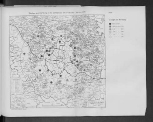 Karte 1: Zuzüge aus Hamburg in die Gemeinden des Umlandes 1961 bis 1975