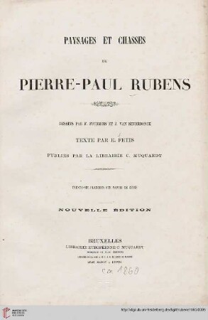 Paysages et chasses de Pierre-Paul Rubens
