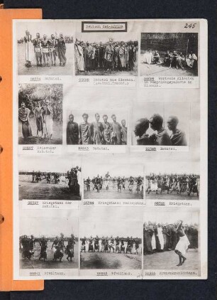 Albumblatt 24 mit Angebotsserie "Deutsch-Ost-Afrika"