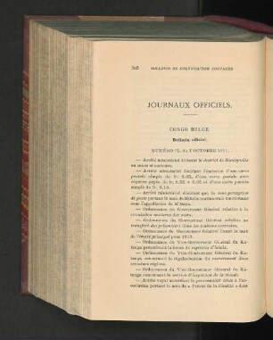 Journaux Officiels.