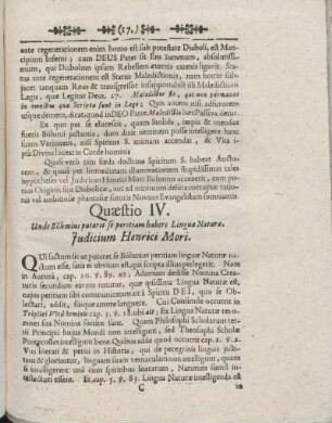 Judicium Henrici Mori.
