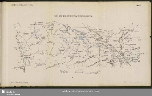 Tafel 4. Plan Der Freiberger Wasserversorgung