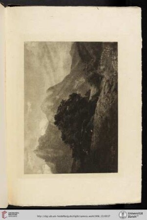 [Hans Watzek, IX. Mountain Landscape, photogravure]