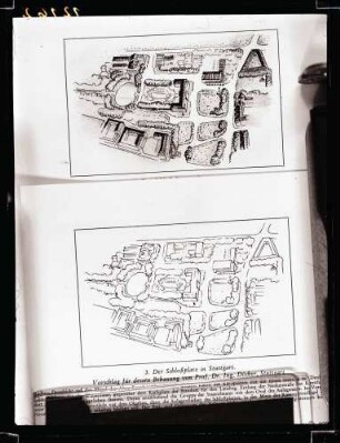 Schloßplatz; Plan, Prof. Docker