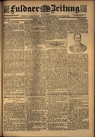Ausgabe vom Mittwoch, den 20. August 1902.