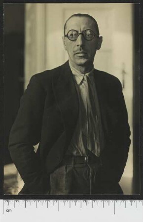 Porträtaufnahme Igor Stravinsky