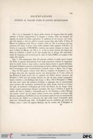 Osservazioni