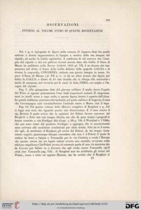Osservazioni