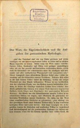 Die Götterwelt der deutschen und nordischen Völker : eine Darstellung, 1