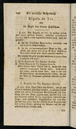 240-350, I. Regula de Tri simplex directa