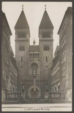 Ansichtskarte "Liebfrauen Kirche", Wrangelstraße 50-51