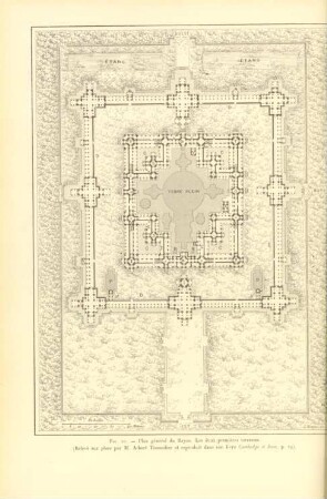 Fig. 20. Plan général du Bayon. Les deux premières terrasses