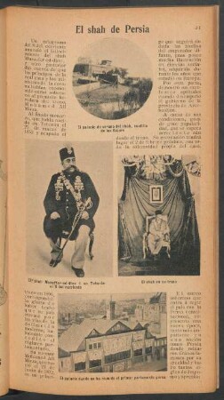 El shah de Persia