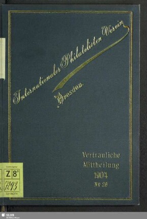 26.1904: Vertrauliche Mitteilung