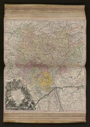 Marchionatus Onoldini Comitatus Oettingensis Præposituræ Elevacensis et Pappenheimensis, Dynastiarum in hoc terræ tractu, comprehentarum nova delineatio Geographica