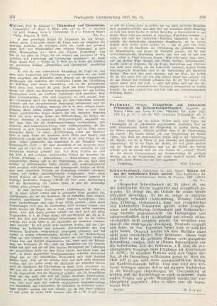 357-358 [Rezension] Walter, Johannes v., Deutschtum und Christentum