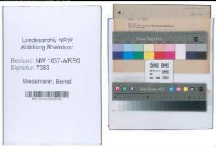 Entnazifizierung Bernd Wesemann , geb. 00.00.0000 ()