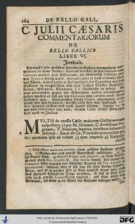 De Bello Gallico Liber VI.