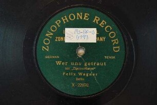 Wer uns getraut : aus "Zigeunerbaron" / [Johann Strauss]