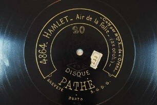 Hamlet : Air de la folie / [A. Thomas]
