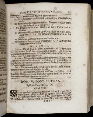 Dom. V. Post Epiphan.