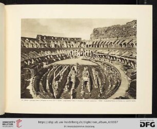17. ROMA. Anfiteatro Flavio o Colosseo coi nuovi scavi / ROME. Amphitheatre Flavio or Colosseum with new excavations / ROME Amphitéâtre Flavius ou Colisée avec nouveles fouilles