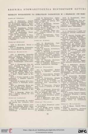 Referaty wygłoszone na zebraniach naukowych w 1969 roku