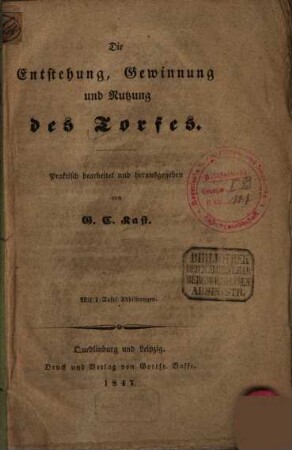 Die Entstehung, Gewinnung und Nutzung des Torfes