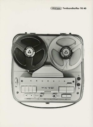 Tonbandgerät "TK 40" der Grundig-Werke