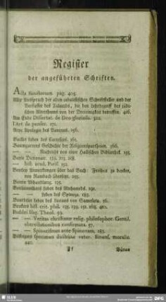 Register der angeführten Schriften