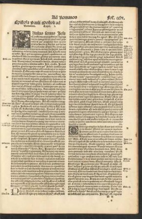 Epistola Pauli apostoli ad Romanos.