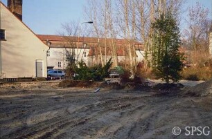 Königs Wusterhausen, Dokumentation zur Wiederherstellung, nach Abräumung der Baracke.