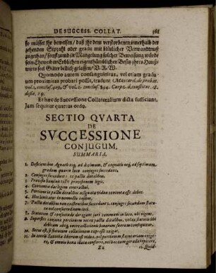 Sectio IV. De Successione Coniugum