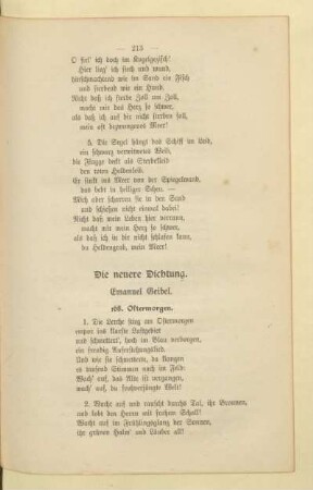 Die neuere Dichtung