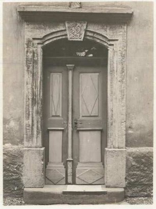 Oschatz, Obere Promenade 13, Haustür von 1826