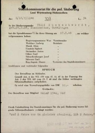 Zuckschwerdt, Willi