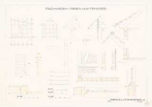 Fachwerk, Türen und Fenster: Schnitte, Details