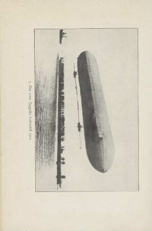 Das erste Zeppelin Luftschiff 1900