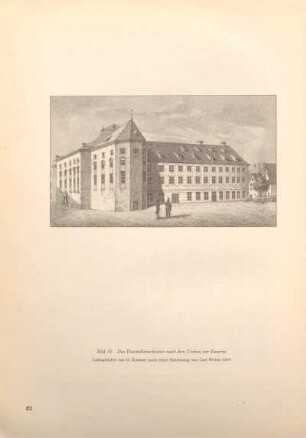 Bild 38 Das Dominikanerkloster nach dem Umbau zur Kaserne