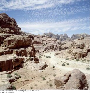 Jordanien: Im Eingangsbereich - Petra