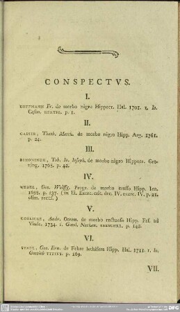 Conspectus
