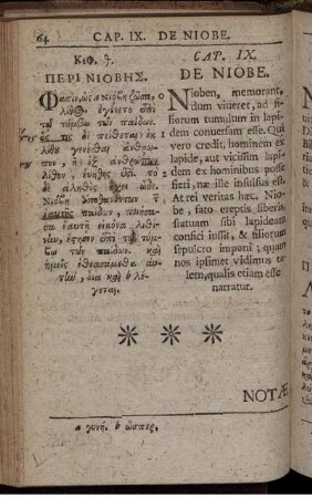 Cap. IX. De Niobe