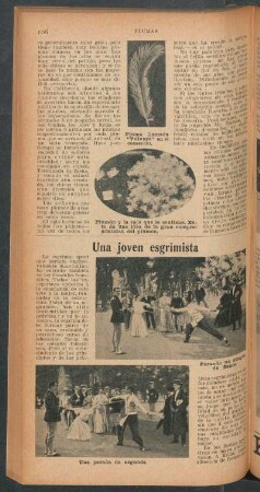 Una joven esgrimista